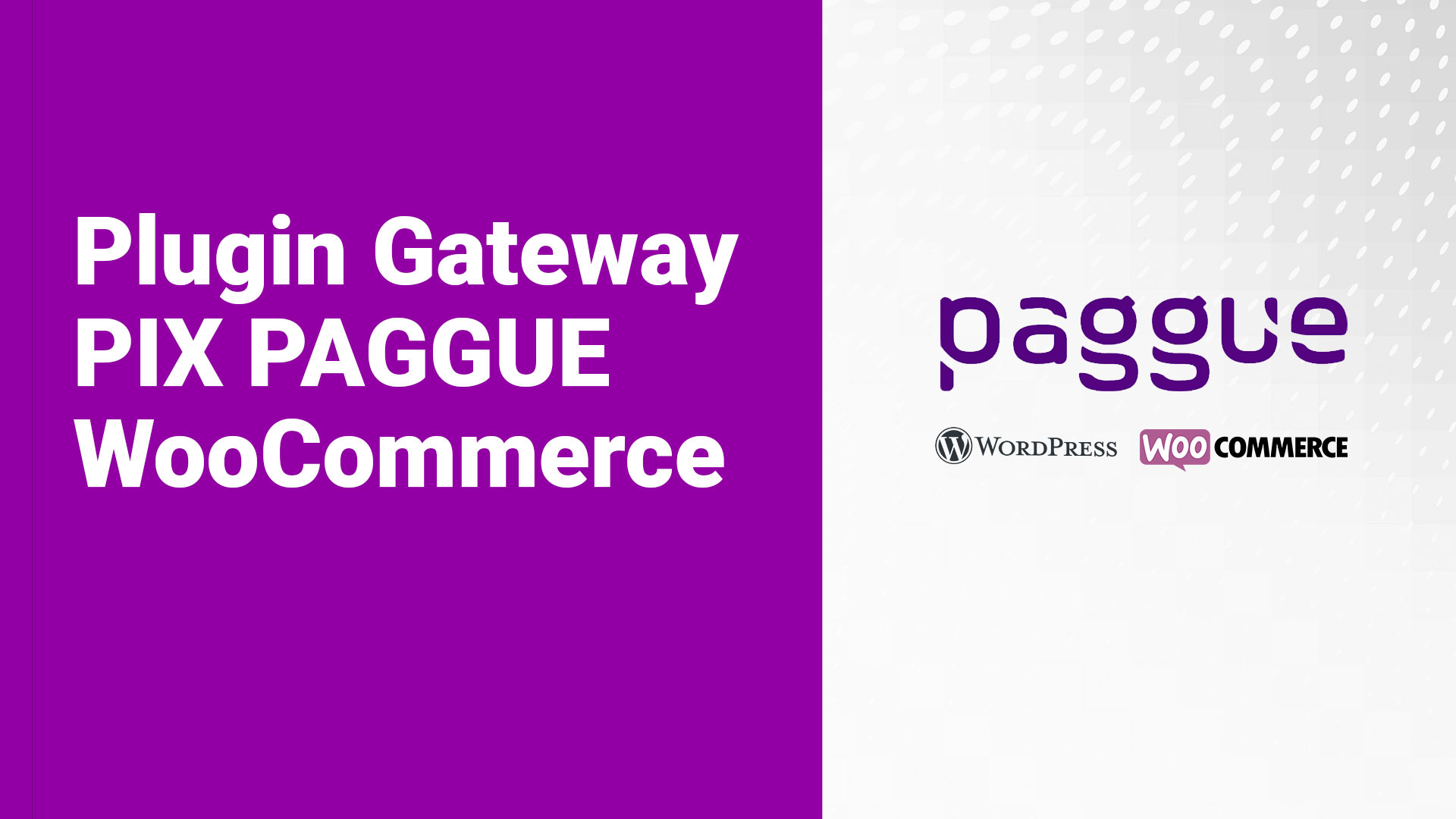 Plugin Gateway PIX Paggue para WooCommerce